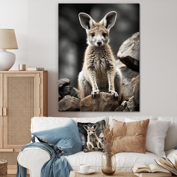 Kangaroo Bound - Kangaroo Home Decor Art